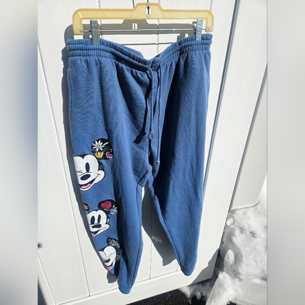 Disney Mickey Mouse Blue Sweatpants/joggers
